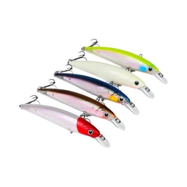 Imagem de Kit De Iscas De Pesca Com 5 Peças, Crankbaits Para Bass E Trout, Iscas