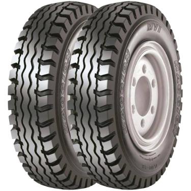 Imagem de Combo 2 Pneus Empilhadeira Burrinha Paleteira 600-9 Mvi 10l Maggion