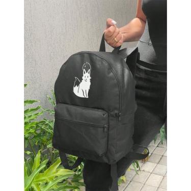 Imagem de Mochila Small LOBO Bolsa Escolar Trabalho Viagem Mala Faculdade Fut ma