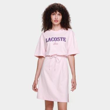 Imagem de Vestido Lacoste Casual Feminino, Rosa claro, M