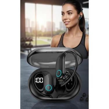 Imagem de Fone Esportivo Sem Fio Gancho Bluetooth Resistente Suor - Congratulati