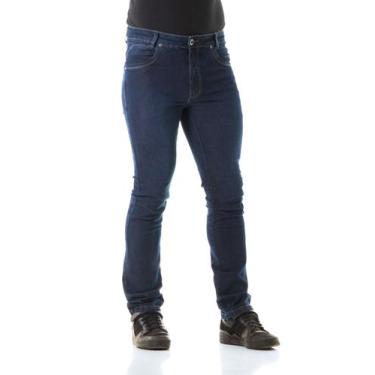 Imagem de Calça Jeans Masculina Arauto Slim Frades Dark, Azul escuro, 40