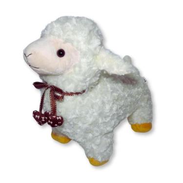 Imagem de Ovelha de Pelúcia FofinhaFizzy Toys Animais da Fazenda Cor Creme Seren