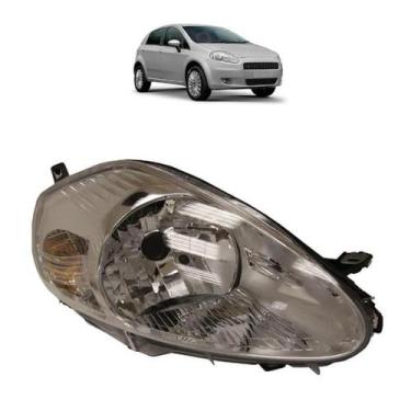 Imagem de Farol Punto 2008 2009 2010 2011 2012 Cromado. - AUTOMOTIVE, DIREITO PA