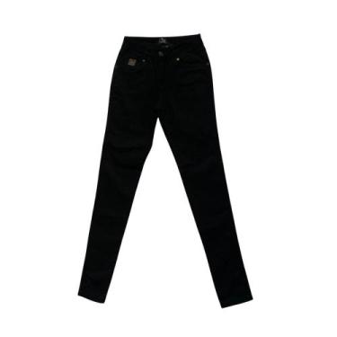 Imagem de Calça Chic Bacanizado Jeans Skinny Feminina, 50, Preto