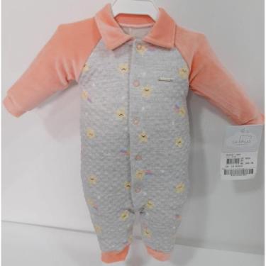 Imagem de Macacão Longo Le Bhua Linha Paraiso Bebe Menina Enxoval 461 - Le Bhua 