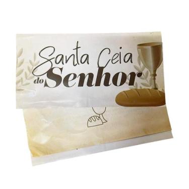 Imagem de Envelope Especial Santa Ceia do Senhor Colado - 23x10cm - 500 Unidades