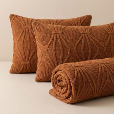 Imagem de PESEIRA MANTA TRICO CASAL QUEEN 230X60cm +2 CAPA DE ALMOFADA - USUFRUT