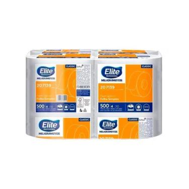 Imagem de Papel Higiênico Rolo com 4 Unidades 300mx10cm Elite 