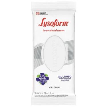 Imagem de Lenços Desinfetantes Lysoform Original 36 unidades - SC Johnson