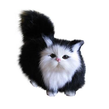 Imagem de Simulação Gato De Pelúcia Enfeites Decoração Simulação Modelos Animais y52833