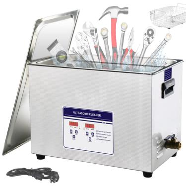 Imagem de Limpador Ultrassônico, Limpador Ultrassônico Aquecido De Grande Capacidade Para Limpeza De Placas De Circuito, Parafusos De Laboratório, Rolamentos, Peças Metálicas, Etc