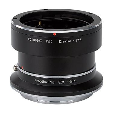 Imagem de Fotodiox Lentes Pro com adaptador duplo Kiev 88 SLR e Canon EOS (EF/EF-S) D/SLR para câmera sem espelho de formato médio GFX 50S G-Mount