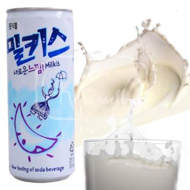 Imagem de Milkis Lotte - Bebida Gaseificada Sabor Leite - Importado da Coreia