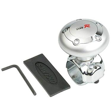 Imagem de Maçaneta giratória universal para volante de carro, adequado para carros, caminhões, tratores, cortadores e empilhadeiras