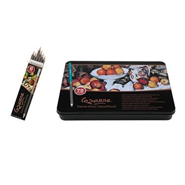 Imagem de Creative Mark Cezanne Conjunto de lápis de cor premium com 6 unidades de liquidificadores incolores – Lápis de cor com núcleo de cera macia para desenhar, misturar, colorir, artistas profissionais e