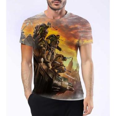 Imagem de Camisa Camiseta As Tartarugas Ninjas Rafa Leo Dona Miche 8 - Estilo Kr