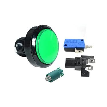 Imagem de TECKEEN Arcade 45 mm botões redondos iluminados luz LED com microswitch