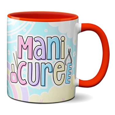 Imagem de Caneca Manicure Pedicure Profissional Unha Presente Criativo (Vermelha)