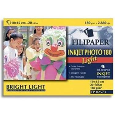 Imagem de Papel Foto Filipaper Ink Jet Photo Alto-Brilho 10X15 180Gr 20 Fls 02573 15770