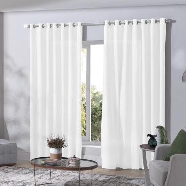 Imagem de Cortina Duplex Mônaco 3,00X2,30M Branco - Bella Janela