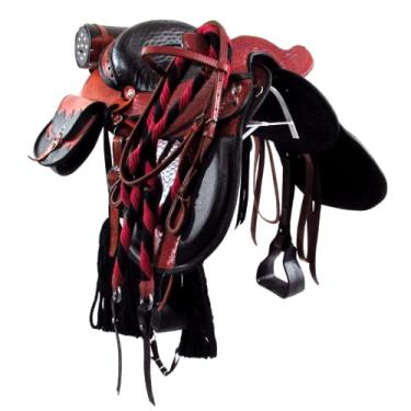 Imagem de Sela De Cabeça M.M Havana e Preto C/Alforje Porta Whisky