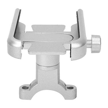 Imagem de Suporte para telefone de ciclismo, suporte para telefone de bicicleta Suporte para telefone Design anti-riscos Suporte para telefone de ciclismo para motocicleta Suporte para(Silver)