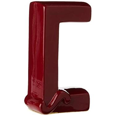 Imagem de Letra Ç Cidilha Decorativa Ceramicas Pegorin Marsala