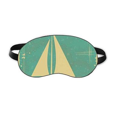 Imagem de Sport Sailing Ilustration Blue Pattern Sleep Eye Shield Soft Night Vlindfold Shade Cover
