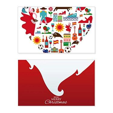 Imagem de Bandeira de flamingo, coração espanhol, feriado, feriado, cartão de felicitações, mensagem de Natal