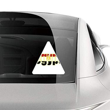 Imagem de DIYthinker Adesivo de carro com nome da bandeira do Egito para motocicleta e bicicleta
