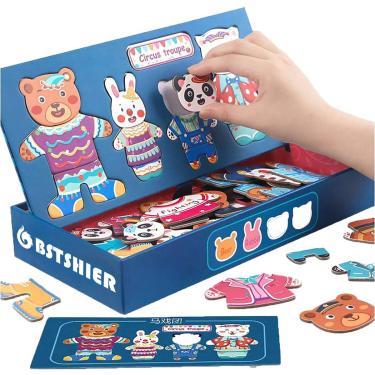 Jogo Puzzle de Madeira Quebra-cabeças Brinquedos - 3D Puzzles Para Crianças  E Adultos - Madeira Lógica Puzzles Quebra-cabeças Puzzle Match Toys