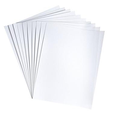 Imagem de Hygloss Products Papel aveludado – Superfície macia, aveludada, funciona com impressoras – Branco, 21 x 28 cm – Pacote com 10