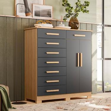 Imagem de Cômoda 2 Portas 8 Gavetas Verona Albatroz