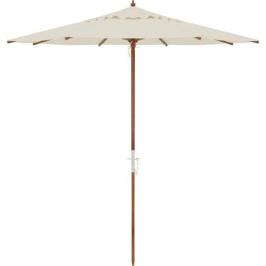 Imagem de Ombrelone Treviso De Madeira E Poliéster 3,00m Bege Bel