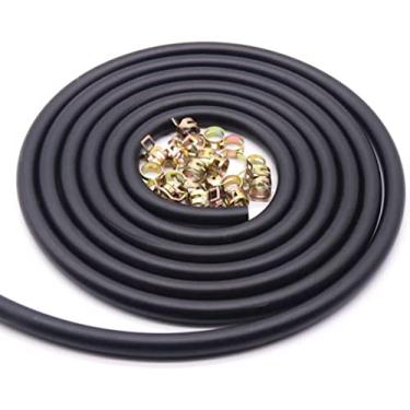 Imagem de Linha de combustível de 3 metros para Kawasaki Kohler Briggs & Stratton Honda Predator Champion Generac Motores, sopradores de neve, gerador de quadriciclo com 10 braçadeiras, linhas de gás de