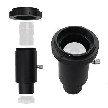 Imagem de Adaptador de câmera telescópica Solomark de 3,17 cm, pode ser ligado com suporte em T para tirar fotos, Telescope Camera Adapter+Canon