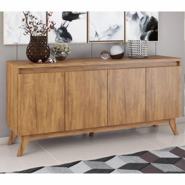 Imagem de Buffet 4 Portas 2 Prateleiras Internas Space Imbuia - Casa Giulia