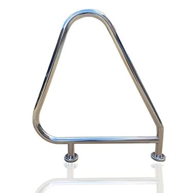 Imagem de Corrimão de piscina segurança spa deck corrimão de aço inoxidável 304 corrimão de piscina, capacidade de carga de 113 kg