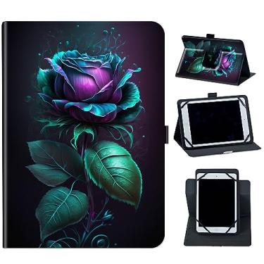 Imagem de Capa Onn para tablet Pro de 11 polegadas (modelo 2023), suporte giratório de 360 graus Mxfdegf e capa com fecho magnético para Walmart Onn 11 polegadas Pro (modelo: 100110027) 2023, rosa azul