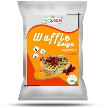 Imagem de Mistura Pronta para Waffle Belga Tecsabor, 1 kg, Rende 53 Porções
