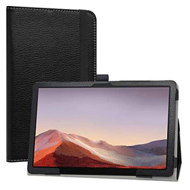 Imagem de JRTAL Capa compatível com TCL Tab Pro 5G/TCL TABMAX 10.4, capa fina de couro PU premium para tablet TCL Tab Pro 5G TCL-9198S/TCL TABMAX 10.4 9296Q (não serve para TCL Tab 10 5G 9183), preto