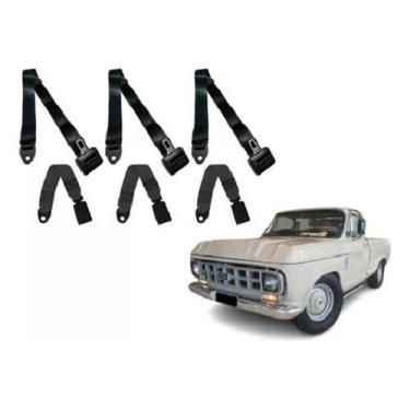 Imagem de Kit Cinto De Segurança Chevrolet C10 D10 Dianteiro Completo - X-CAR