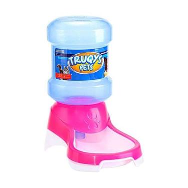 Imagem de Bebedouro Automático Truqys Galão para Cães e Gatos Rosa - Truqys Pet