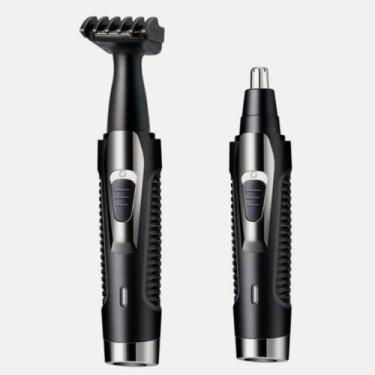 Imagem de Maquininha 2 em 1 Leve Completa Para Depilação De Barba E Cabeleireiro