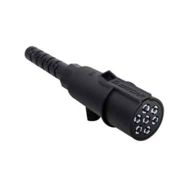 Imagem de Tomada Eletrica Plastica Conexao Referencia Macho 07 Polos Utilizada C