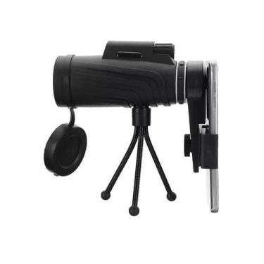 Imagem de Mega Luneta Telescópio Monóculo Tático Profissional 40x60 9500m Tripe 
