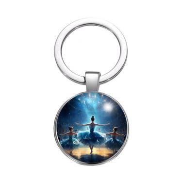Imagem de Chaveiro A Bailarina Balé Cor Prateado - RECANTO ASTRAL, 1