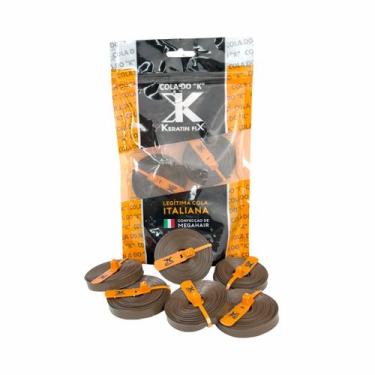 Imagem de Combo 10 Colas De Queratina Marca K Fita Original Mega Hair - Rass Ele