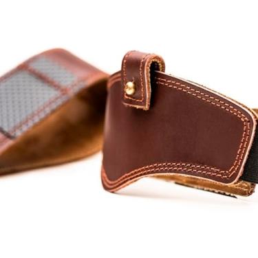 Imagem de Proteja-se com estilo: protetores de sapatos de mudança de marchas de couro feitos à mão para motocicletas - Protetores de botas de câmbio de couro para alavanca de câmbio adequado para todos os tipos